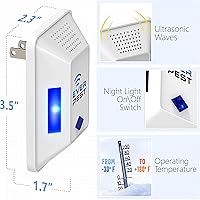 Vista 4 de Ever Pеst Modelo T1 - Repelente ultrasónico de plagas (2 unidades)