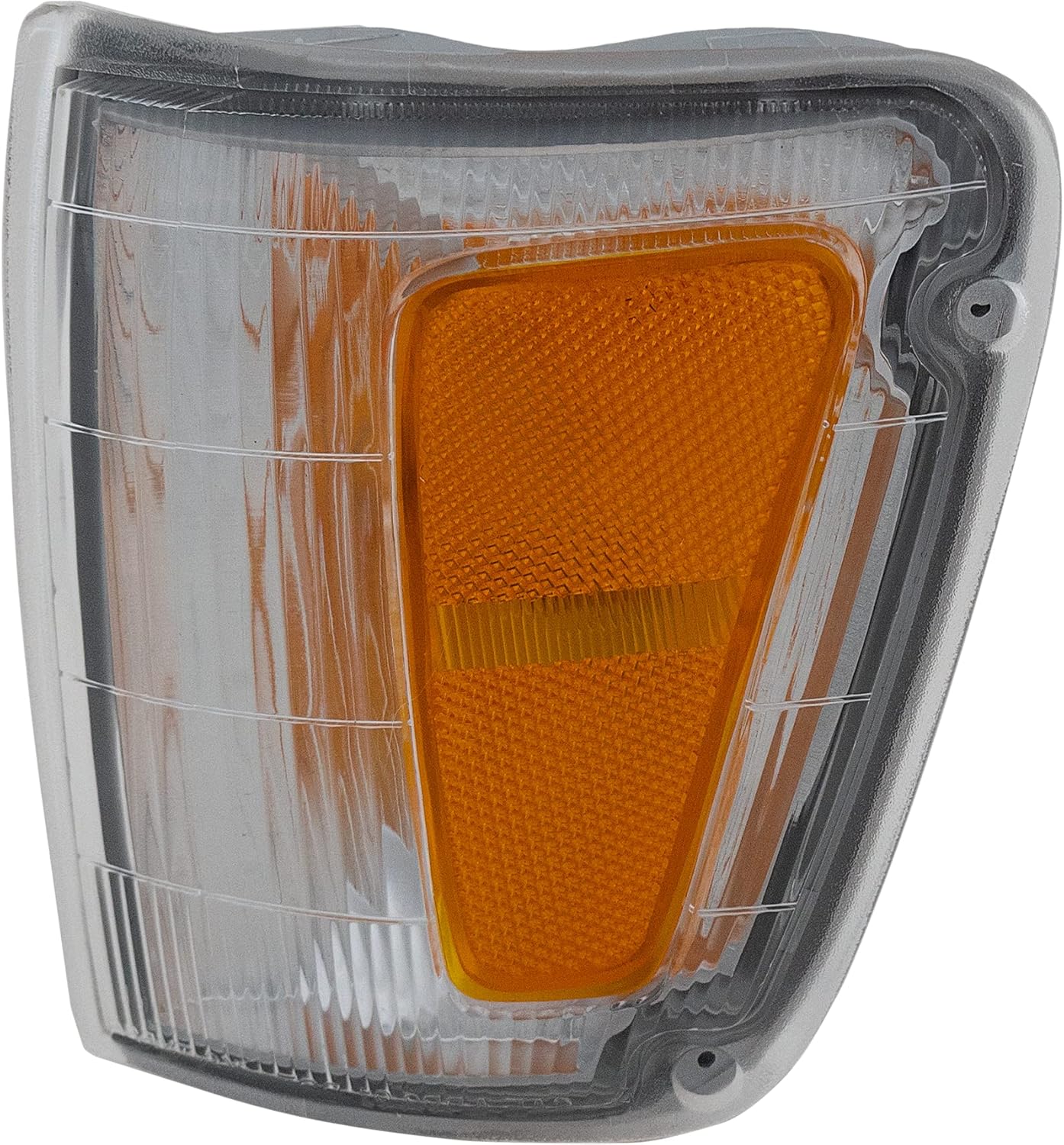 Evan-Fischer Corner Light Compatible with 1993-1998 Toyota T100 Plastic Clear & Amber Lens With bulb Driver Side