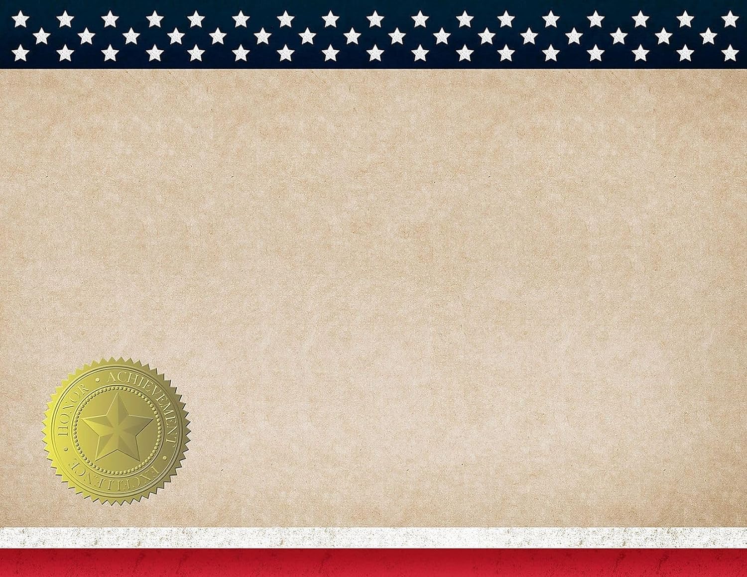 Great Papers! Patriotic Certificate, 25 Count, 8.5x11 (2015083)