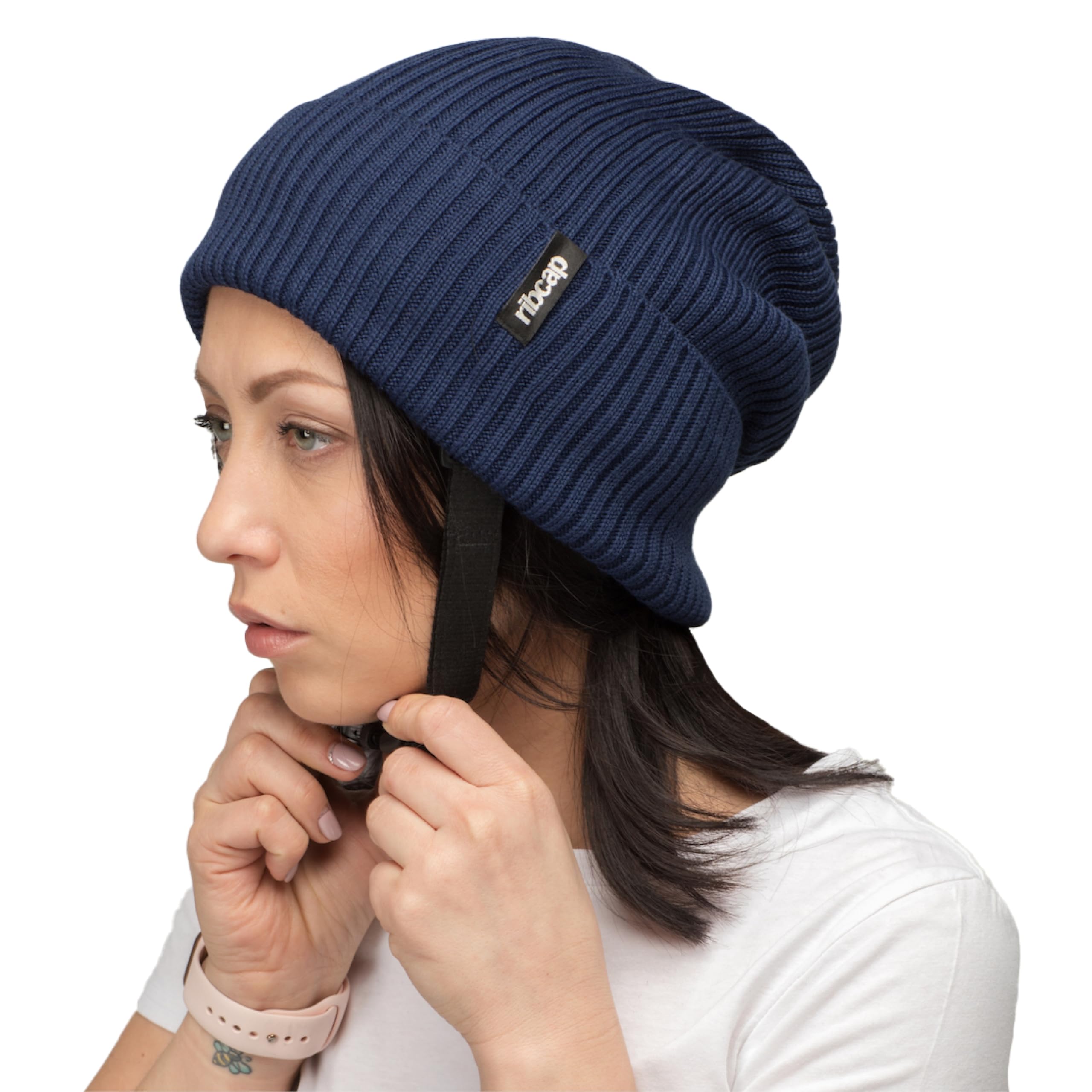 Ribcap Lenny Marino | Casco Protector Blando para Personas con Epilepsia
