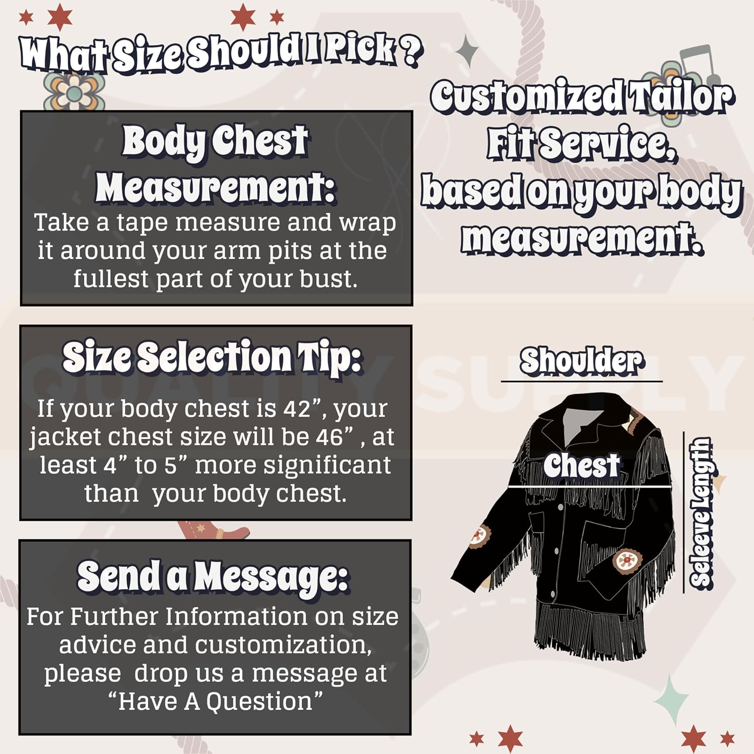 Western Cowboy Suede Jacket Men Traditional Buckskin Native American Beaded Brown Real Leather Fringe Jacket - Image 3