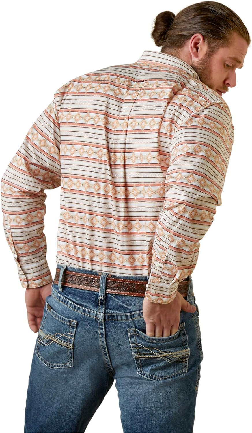 Ariat Mens MNS Team Woodson FTD Ls Shrt Black - Image 2