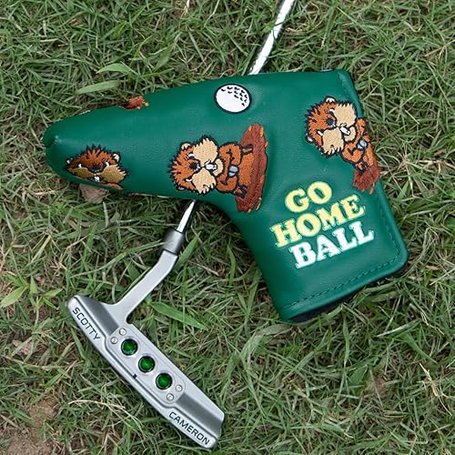 Miniatura 7 de Barudan Golf Groundhog Golf Driver Head Cover Headcover 3 Wood Cover Hybrid Headcover Putter Head Cover -Fairway Rescue Wood Head Cover fits for