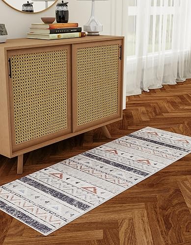 Miniatura 4 de Unique Loom Eco Southwestern Collection - Alfombra de área Holbrook (Runner 2 pies 0 pulgadas x 8 pies 0 pulgadas, grisnegro)