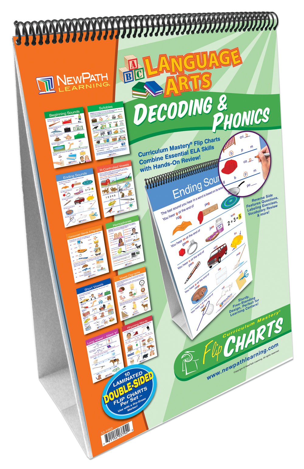 Decoding & phonics tableaux effaçables double face pour méthode de lecture - 4