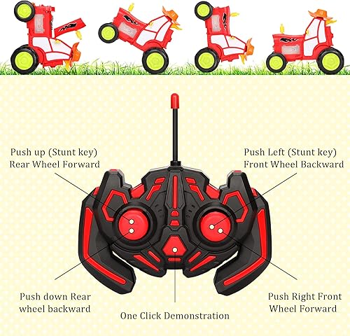 Miniatura 5 de Coche bailarín inalámbrico con oscilación, auto de control remoto, juguetes de auto de salto loco, con luz LED y música mecedora, regalos de auto RC