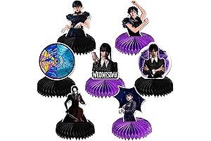 Wednesday Addams Party Piñata Centerpiece