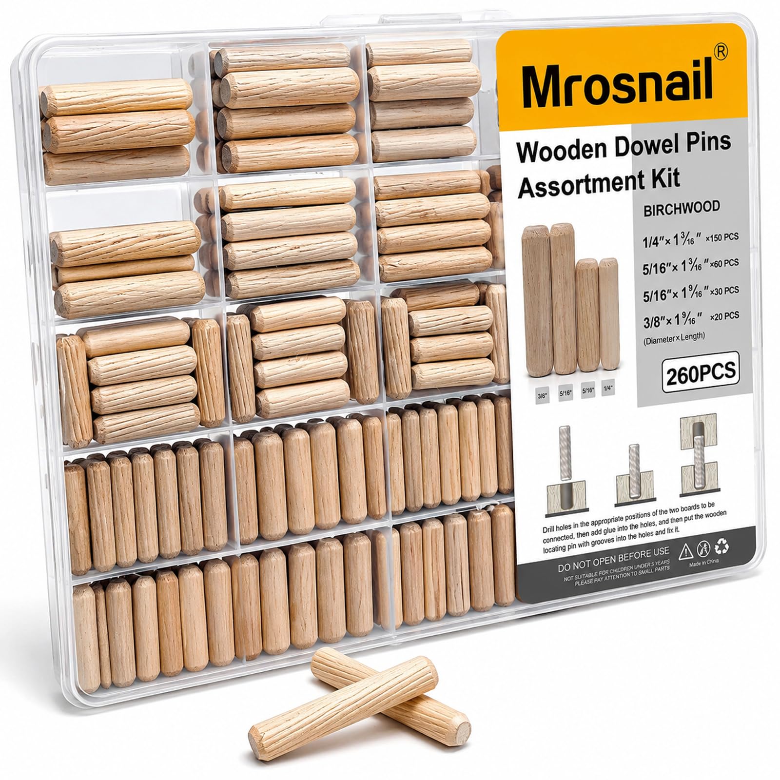 Mrosnail 260pc Assort