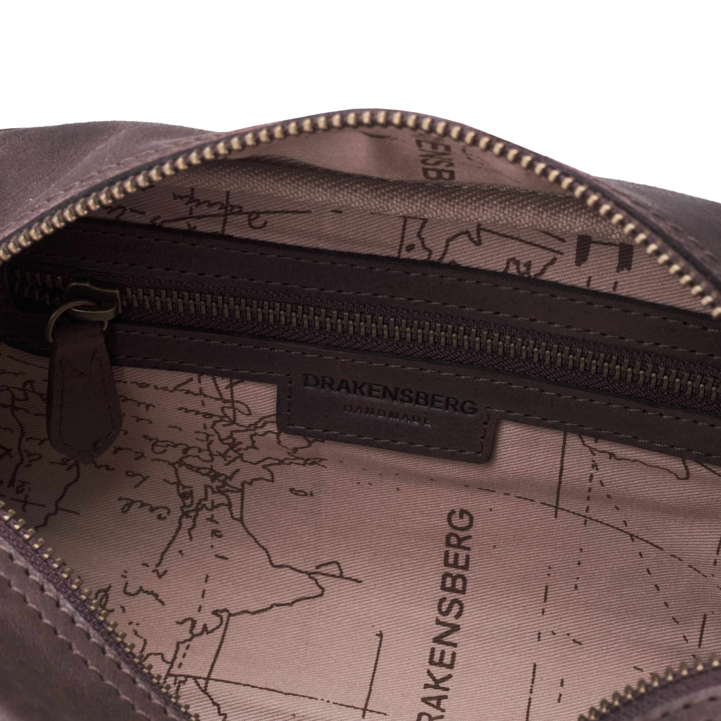 DRAKENSBERG Weekender 'John' - Bolsa de viaje de piel para hombre y mujer, 40 L