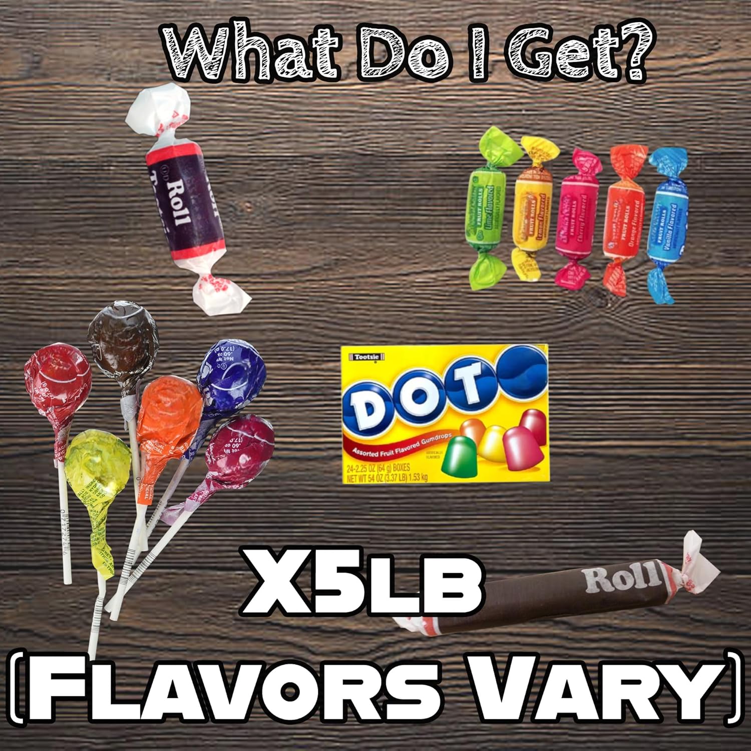 Assorted Candy Variety - 5 lbs by Stuff Your Sack