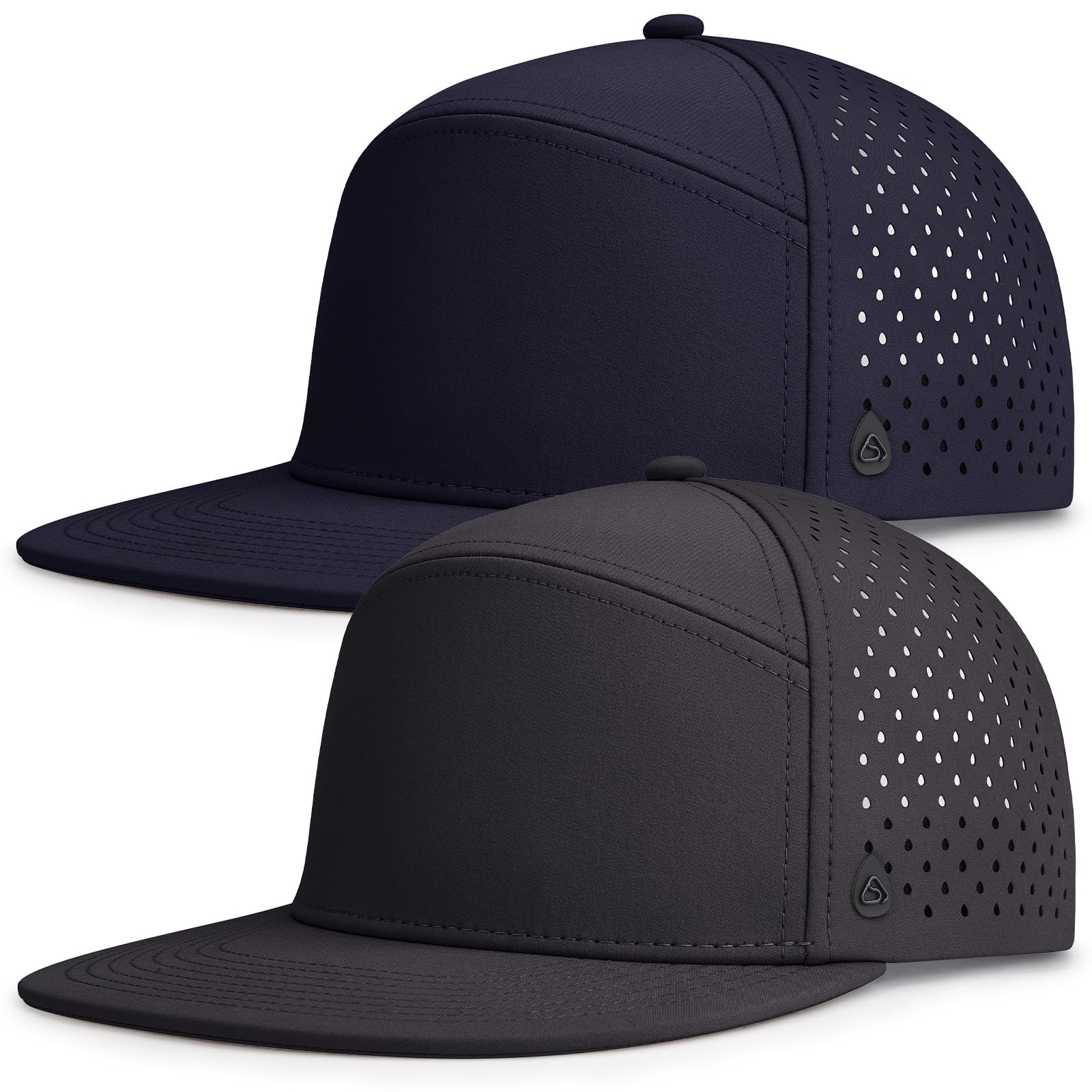AOPREL Baseball Cap Herren mit Flacher Krempe Wasserabweisend & Atmungsaktiv| Verstellbar Mit Klettverschluss Streetwear Snapback Basecap für Outdoor & Alltag