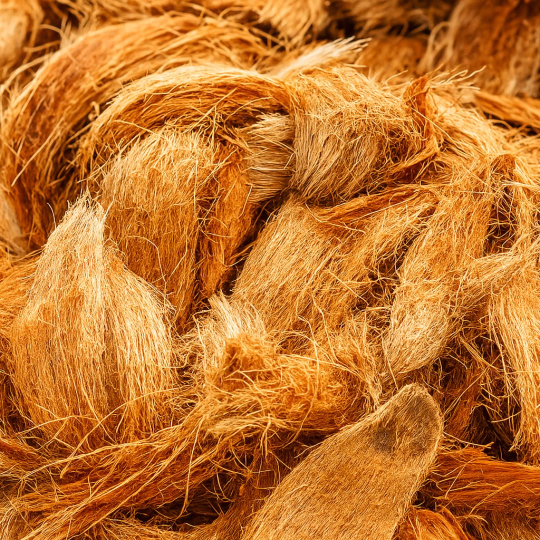 Natural & Organic Coconut Husk Fiber | Fresh Raw Coconut Husk for Orchid  Potting, BBQ Fire Starter, Compost, Mulch & Garden| Nariyal Jatta-Thenga  Husk ...