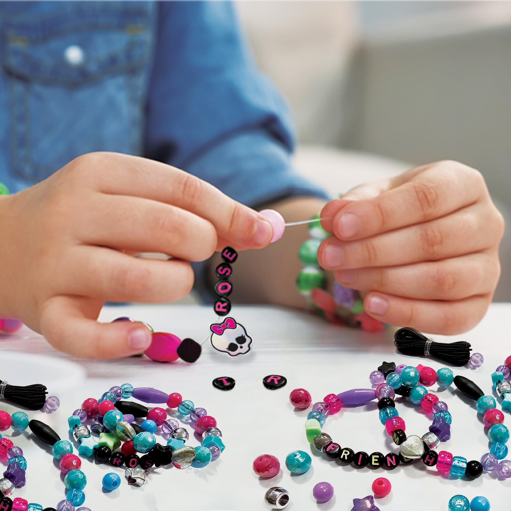 Kit bijoux - LISCIANI - Monster High - Scary Jewels Display - Perles et breloques - Créations portables, Multicolor, Small - Image 4