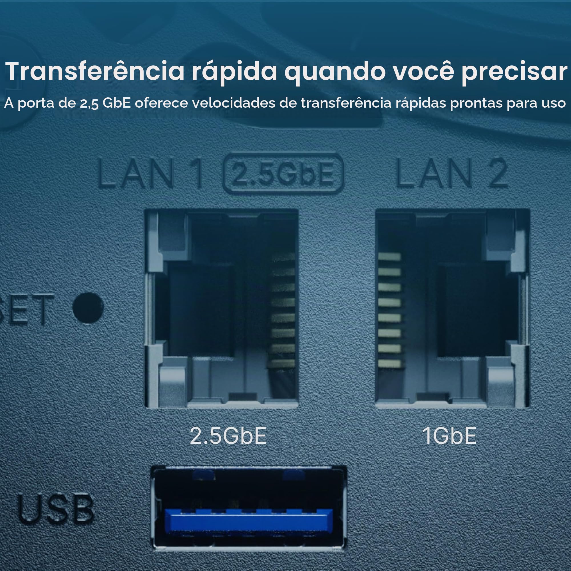 Synology DiskStation DS425+ de 4 compartimentos (sem disco