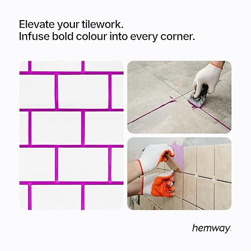 Miniatura 21 de Hemway Tinte de cemento en polvo, pigmento de hormigón, color de mortero apuntando en polvo, tonificador de ladrillo