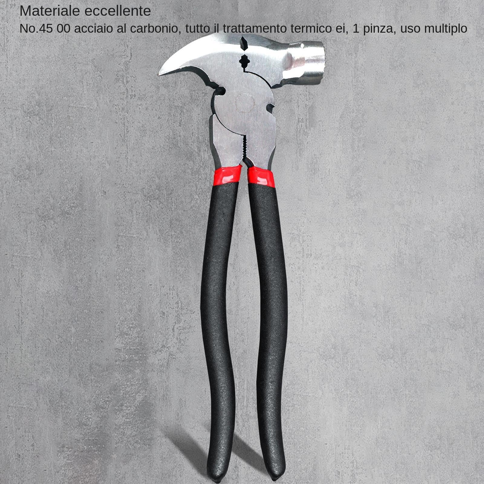 Alicates Para Cercas Multifunción Antideslizante | Alicates Para Estirar Alambre Alambradas, Granja, Cerca Eléctrica, Reparación, Instalación, Corte, Agarre, Martilleo,
