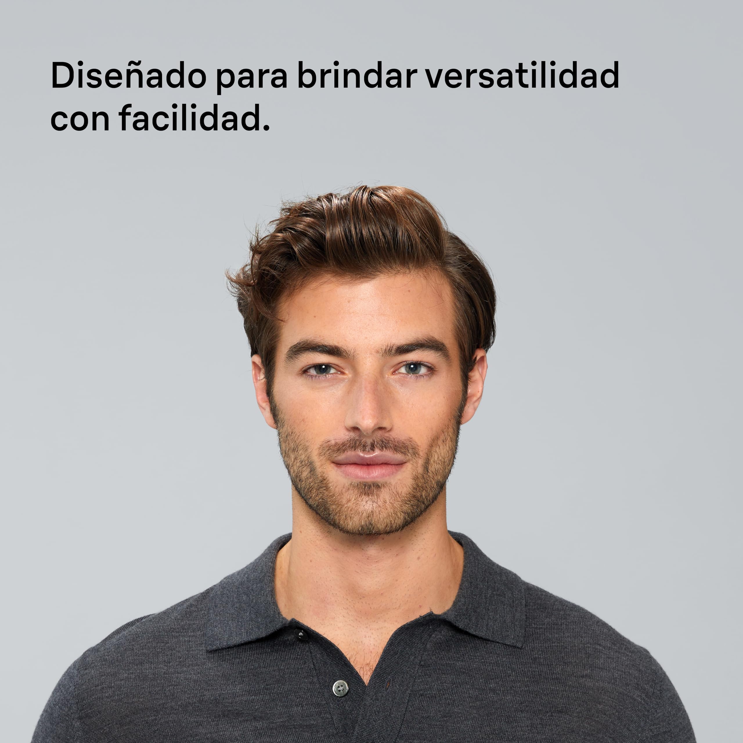 Secador de pelo Braun HD1.5, secador compacto y ligero con boquilla de secado para todo tipo de cabello, 1800 W con 3 combinaciones de temperatura/velocidad, acabado negro brillante – BRHD150E