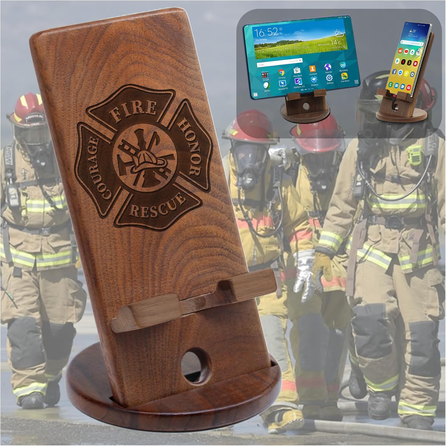 Custom Gift for Fireman Husband Dad, Personalized