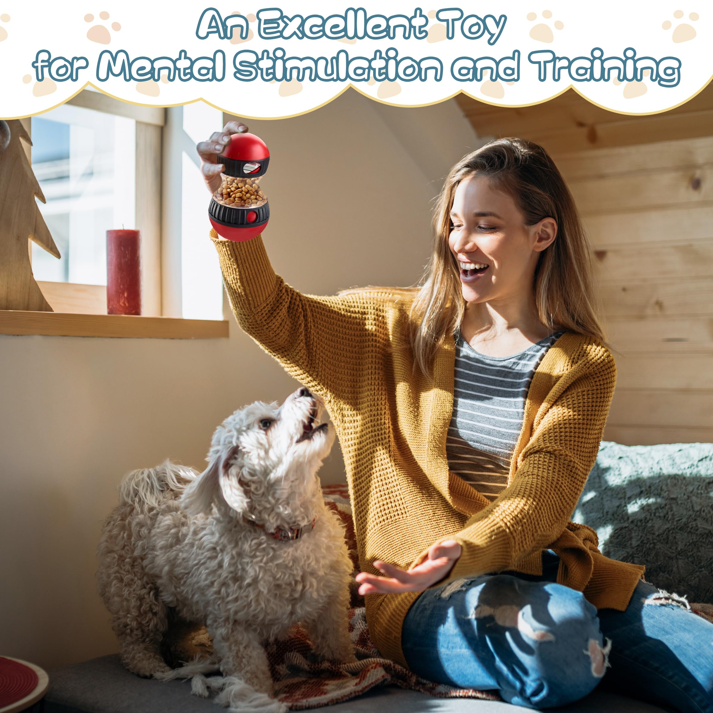 Hundepuzzles, 3 Pack Puzzle-Spielzeug für Hunde zur kognitiven Bereicherung und geistigen Stimulation, Trainingsspielzeug mit sicheren Materialien und verstellbaren Öffnungen, fördert die