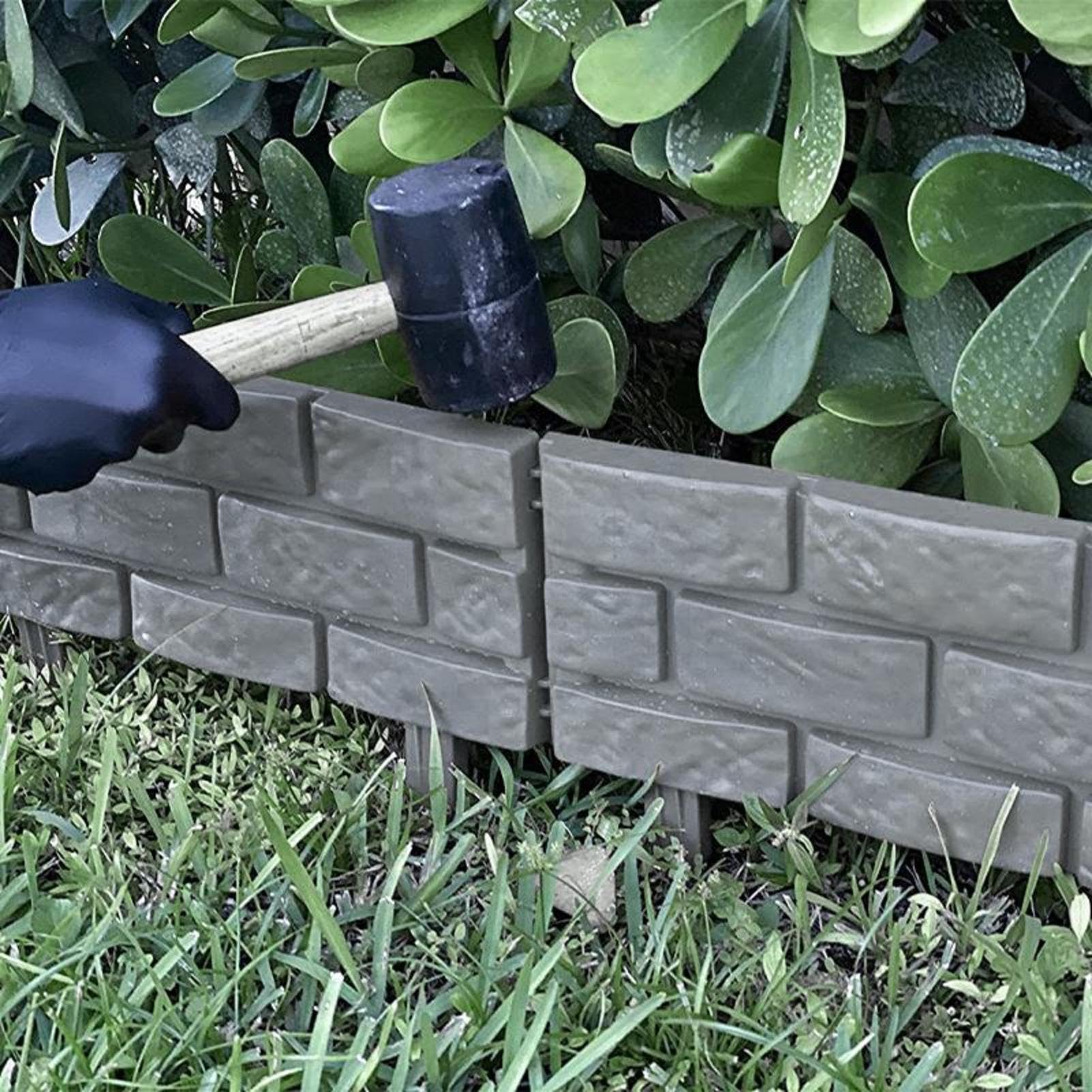 Dekoracyjny Płotek Ogrodowy 4 szt. DIY dekoracyjne paliki obrzeżowe