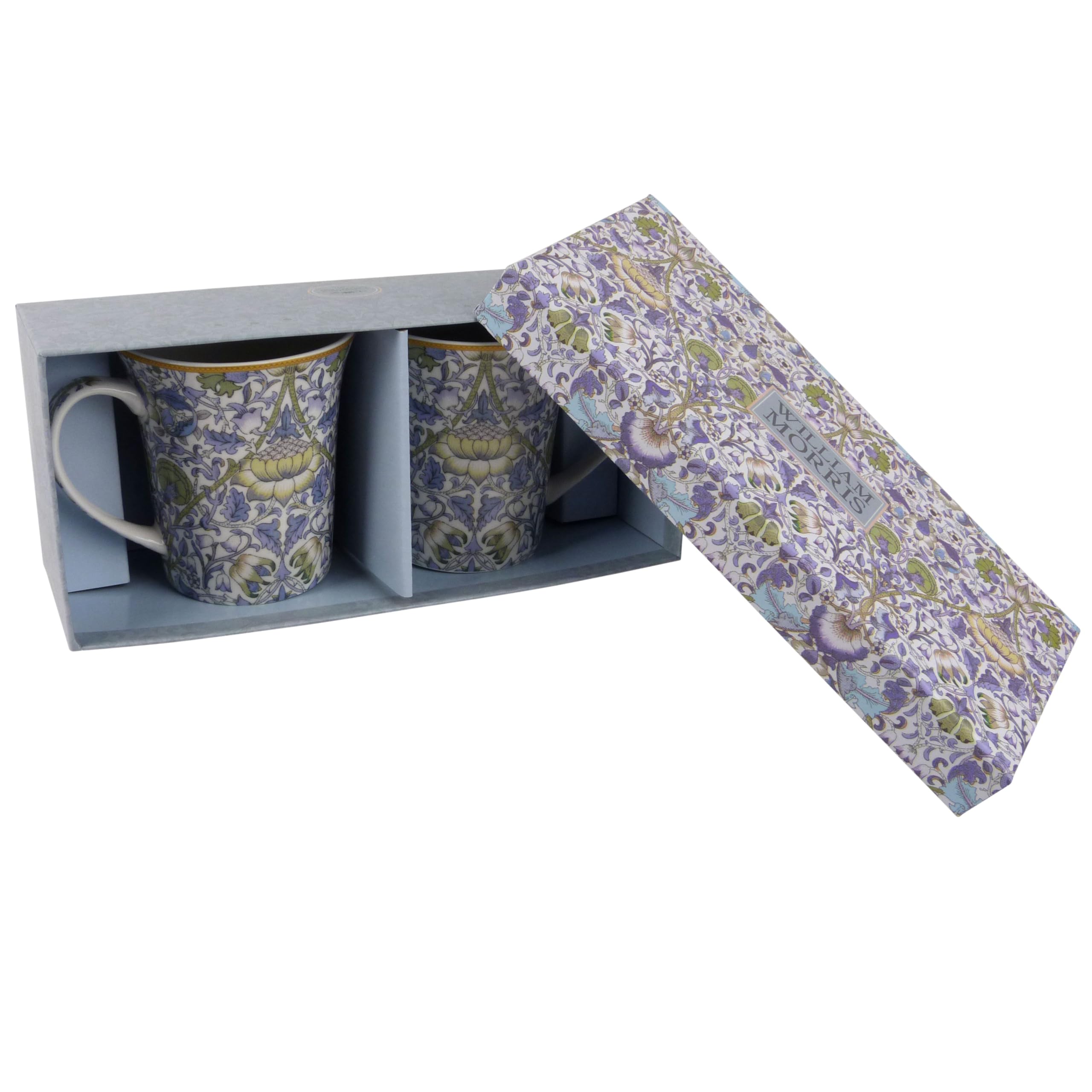 The Leonardo Collection Lodden Mugs Set of 2 William Morris, Tea and Coffee Mugs for Hot Drinks | Fine China Printed Mugs for Kitchen & Home | Reusable Ceramic Cups for Every Occasion - Image 2