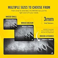 Vista 6 de Corsair MM300 - Anti-Fray Cloth Gaming Mouse Pad - High-Performance Mouse Pad Optimized for Gaming Sensors - Designed for Maximum Control