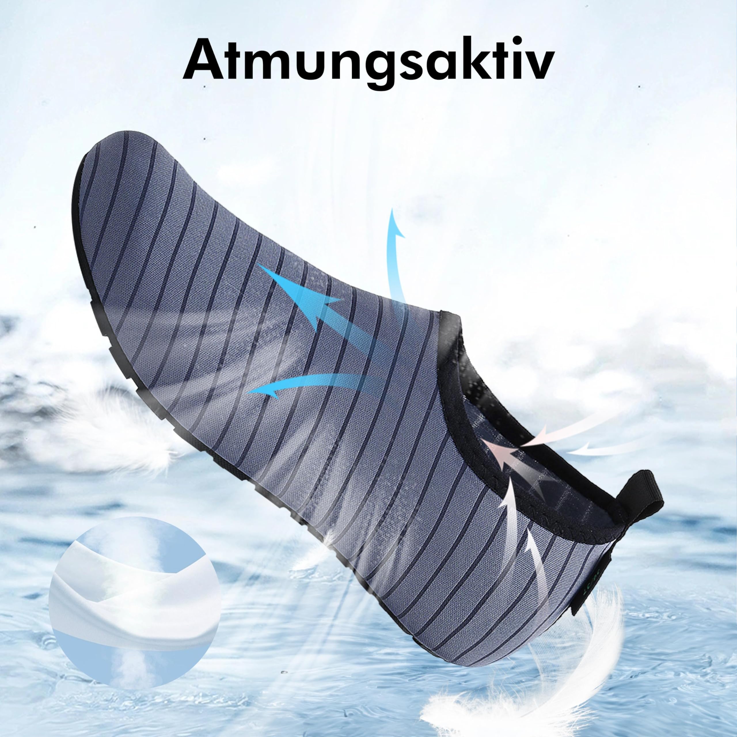 SAGUARO Scarpe da Scoglio Donna Uomo da Immersione Scarpette da Surf Water Shoes Barefoot per Bagno Spiaggia Mare Snorkel Yoga