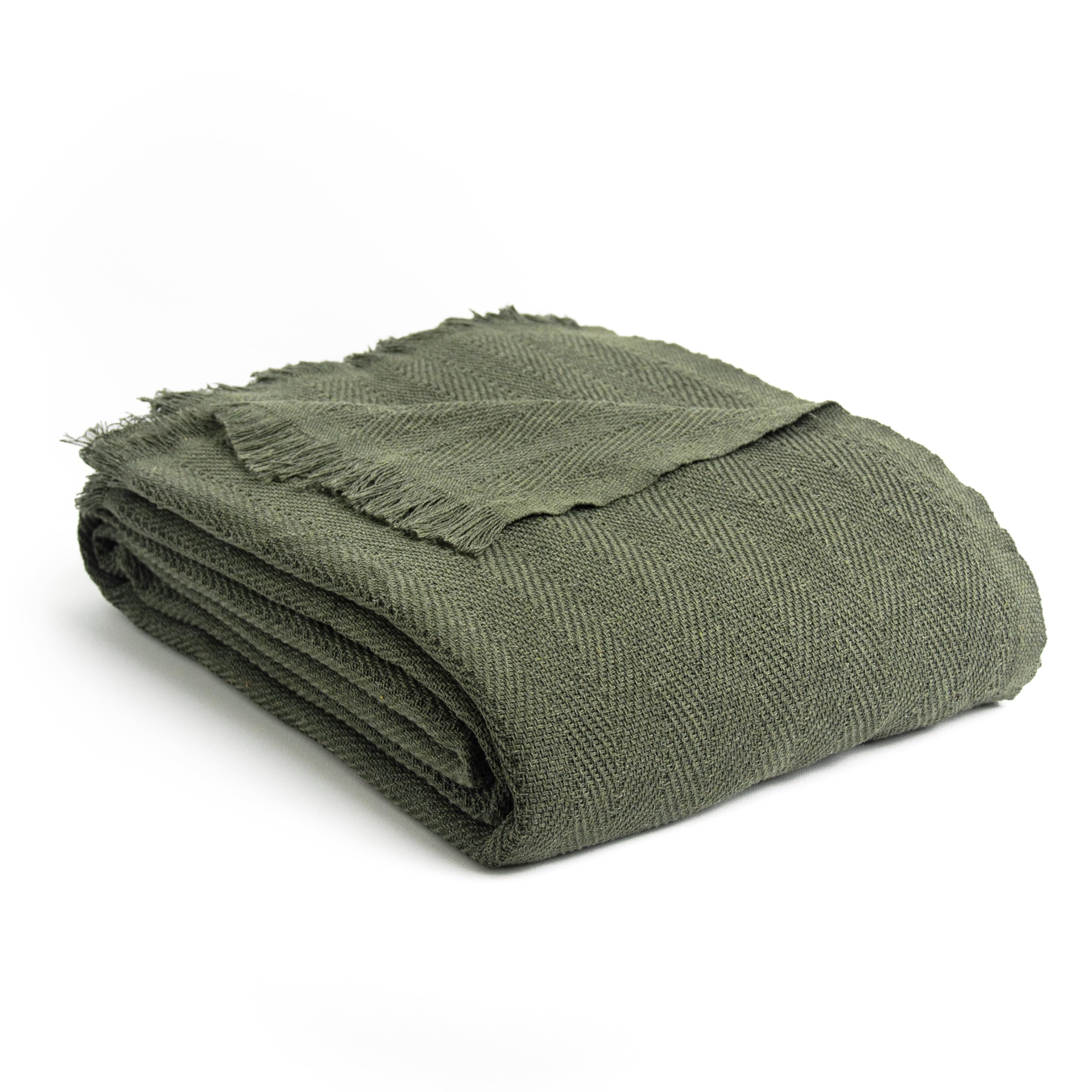 Milam London King Size Tagesdecke, Großer Baumwoll Sofa Überwurf
