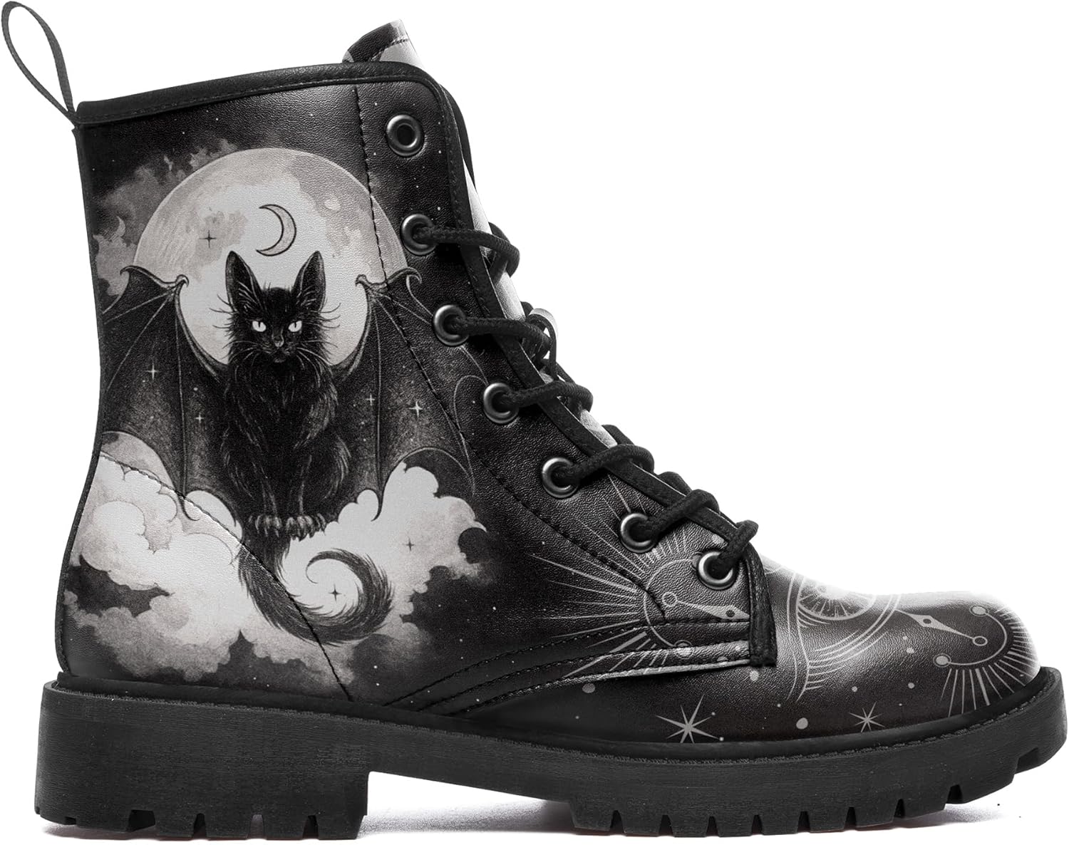 Gothic Combat Boots Women - Vegan Leather Style