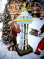 Vista 2 de Vacaciones inflables de 8 pies con licencia oficial Space Needle