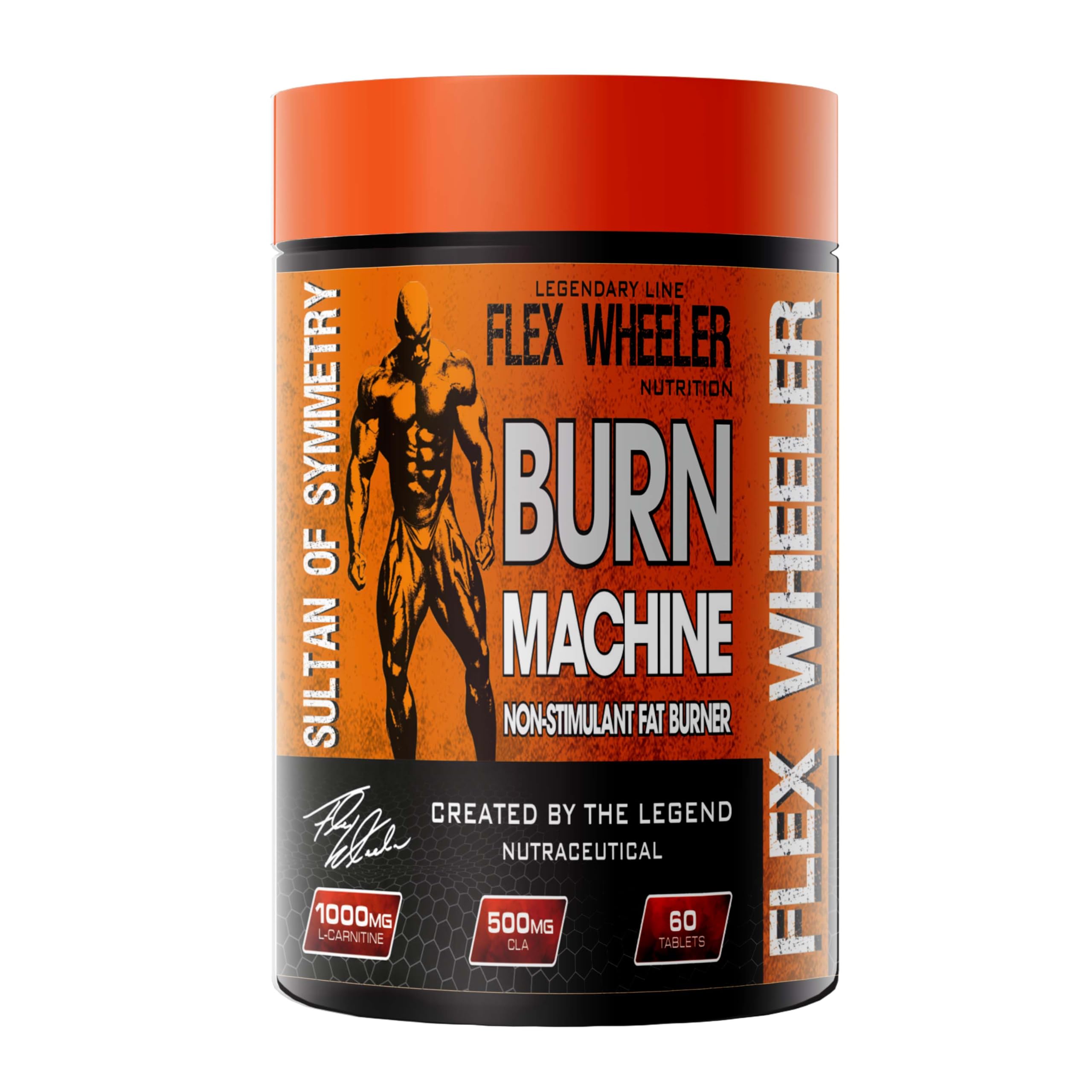 Flex Wheeler Nutrition Burn Machine | L-Carnitine & CLA | 60 Tablets - Advanced Fat Burner and Metabolism Booster (B0D37NN89P) Amazon Price History, Amazon Price Tracker
