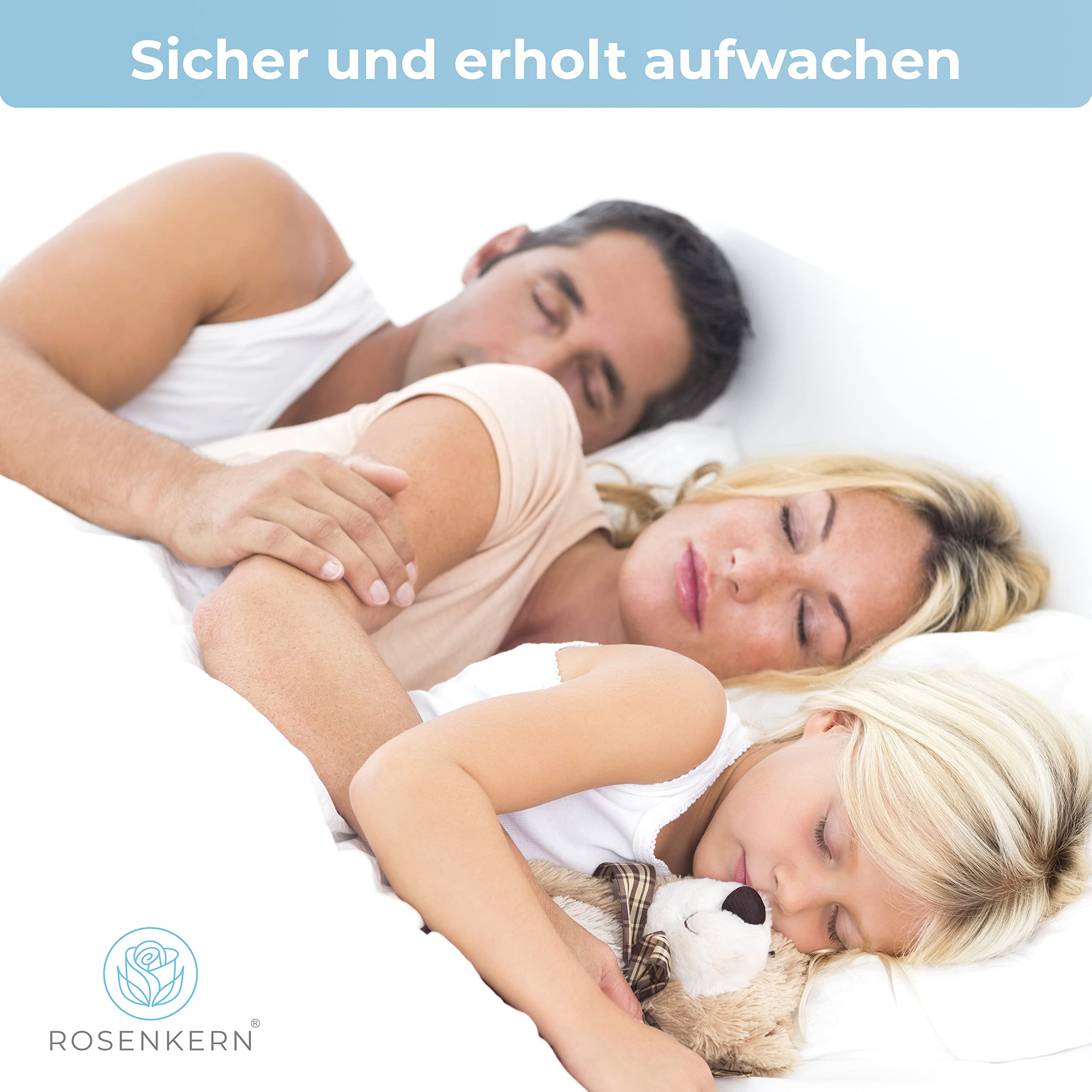 Rosenkern Seitenschläferkissen - [Made in Germany]