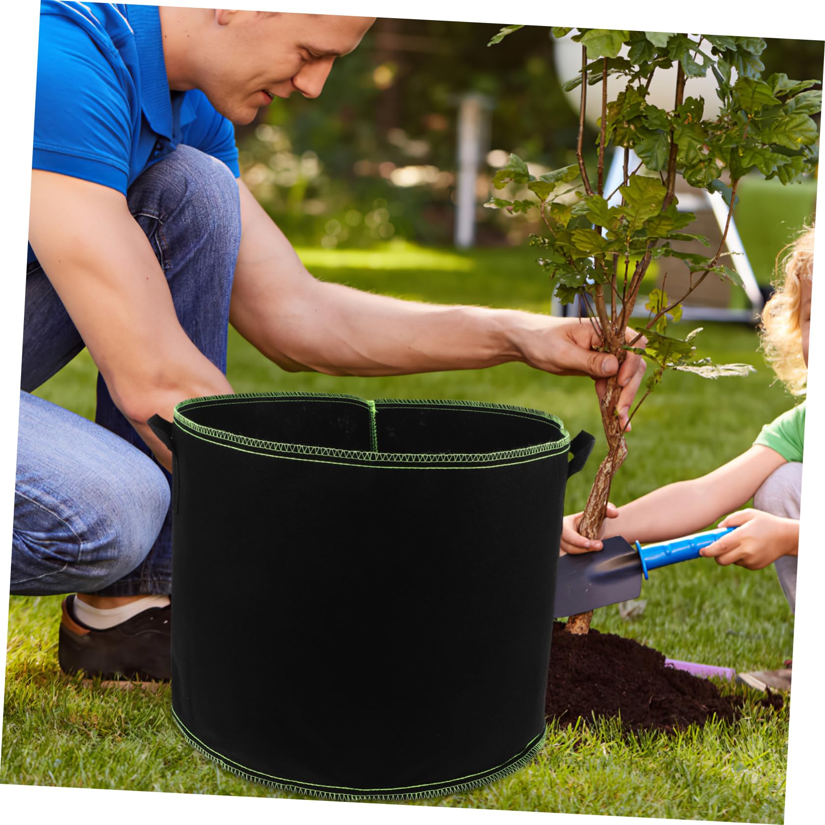 Hemobllo 5pièces Sacs De Culture pour Plantes Sacs De Plantation Tissu Non Tissé Épais pour Pommes De Terre Et Légumes