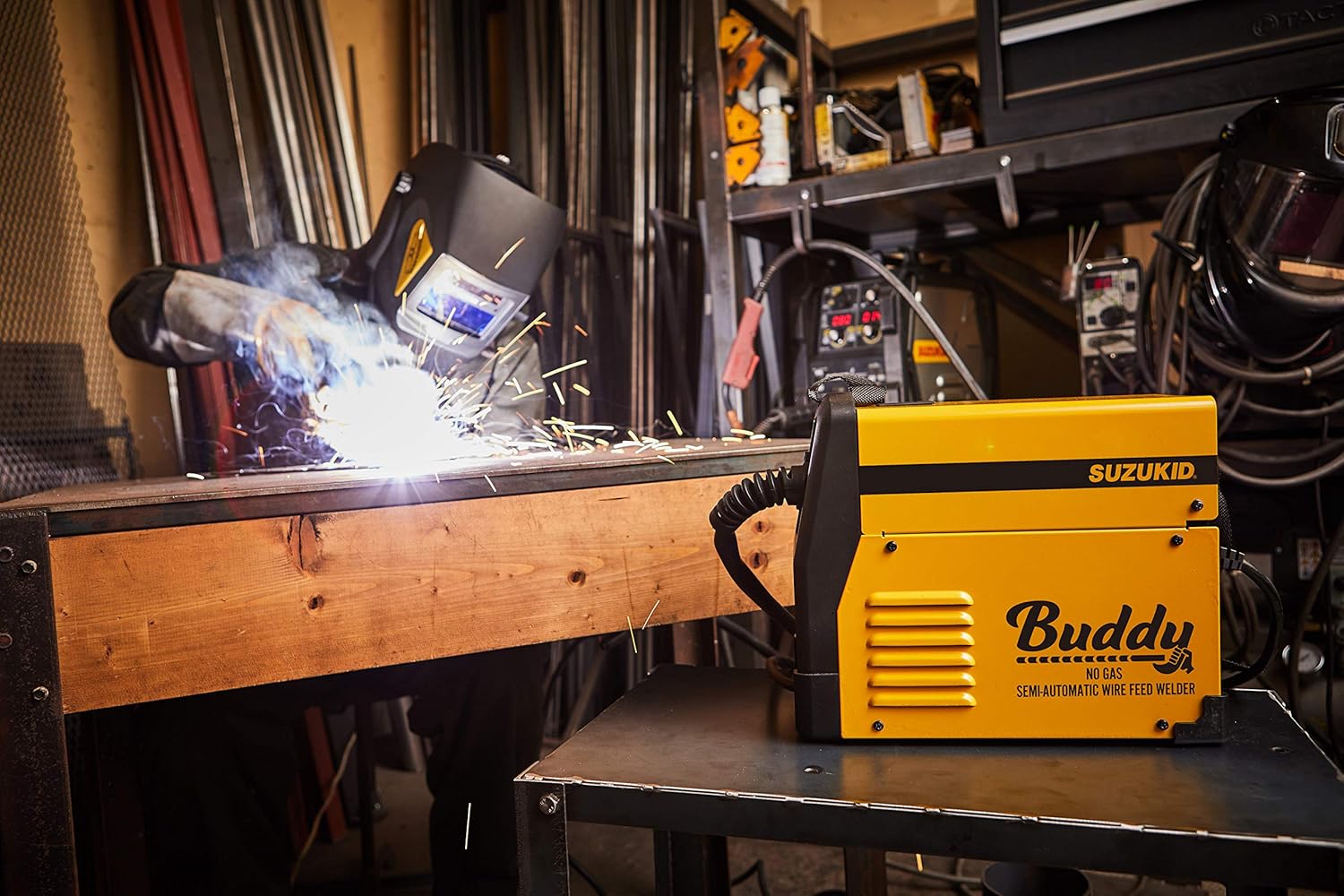 （決定）SUZUKID100V半自動溶接機Buddy80 SUZUKID100V専用 半自動溶接機 Buddy80 インバータ ノンガス 100V専用