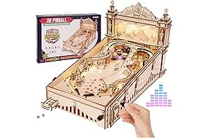 ROKR Miniature Pinball Machine: 3D Pinball Enlightenment for Gratified Assembly