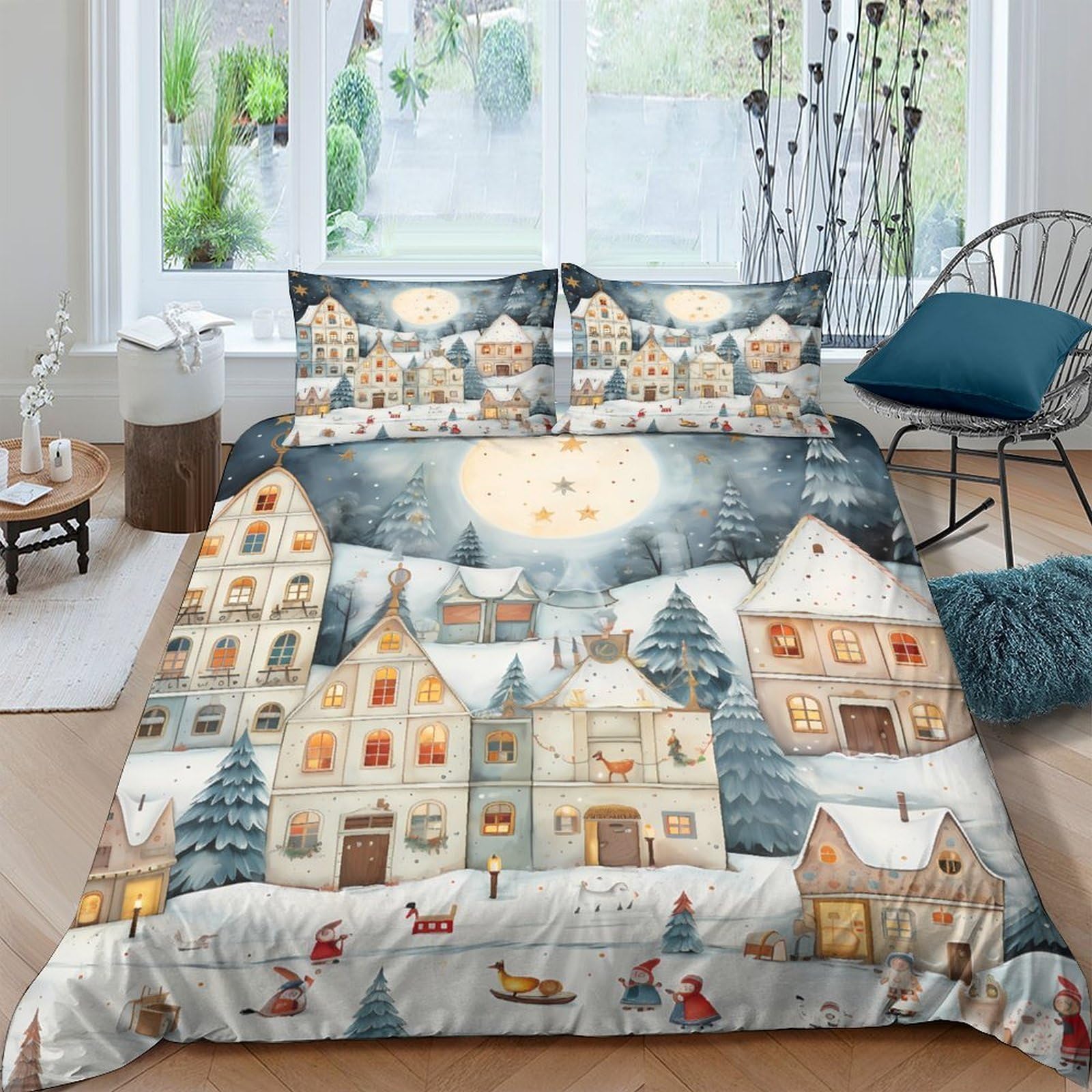 Parure de lit fraise entretien facile pour chambre d'enfant sans corvée de repassage
