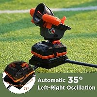 Vista 2 de Furlihong 389BH Football Machine for Kids & Teens, Automatic & Manual Thrower, 3 Adjustable Angles, Left-Right Oscillation, Ideal for Catch & Pass