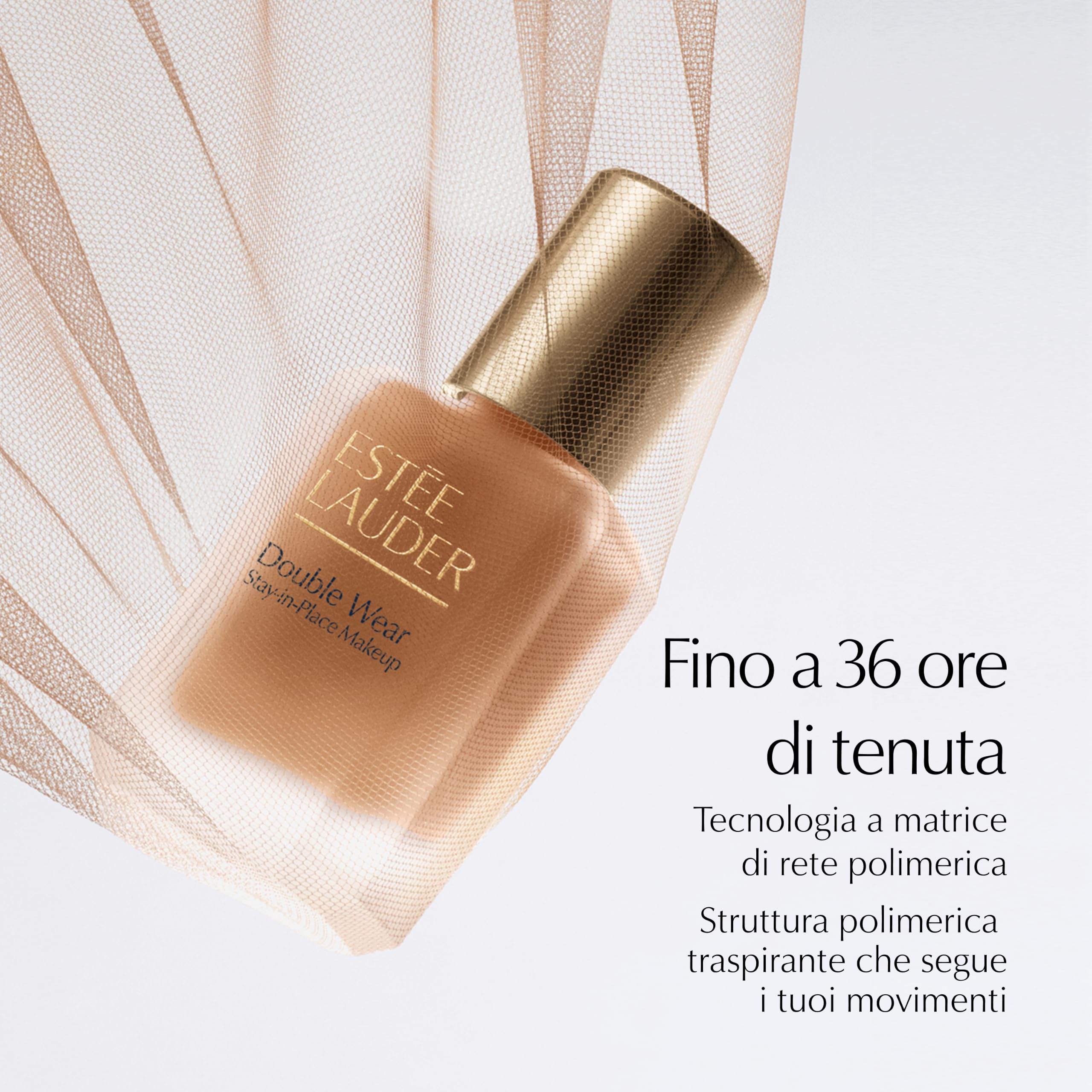 Estée Lauder Double Wear Stay-in-Place Makeup - Fondotinta dal finish naturale e opaco - 36 ore di tenuta, 30 ml