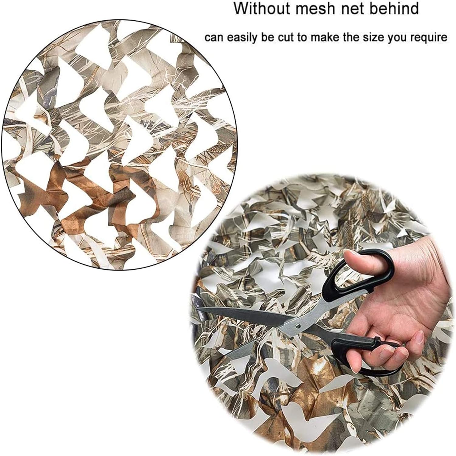 Camo Netting, Camouflage Netting, Hunting Blind Camo Net, Army Party Decorations, Sunshade Fence Nets, Lightweight, Bulk Roll, Mesh, Great for Camping, Shooting, Photograph, Car Cover, Outdoor