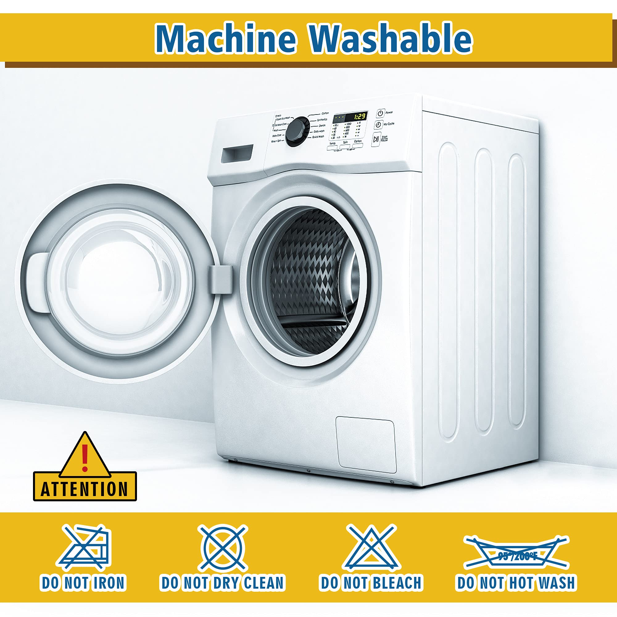 King Mattress Protector, Waterproof Soft Breathable King Size Mattress