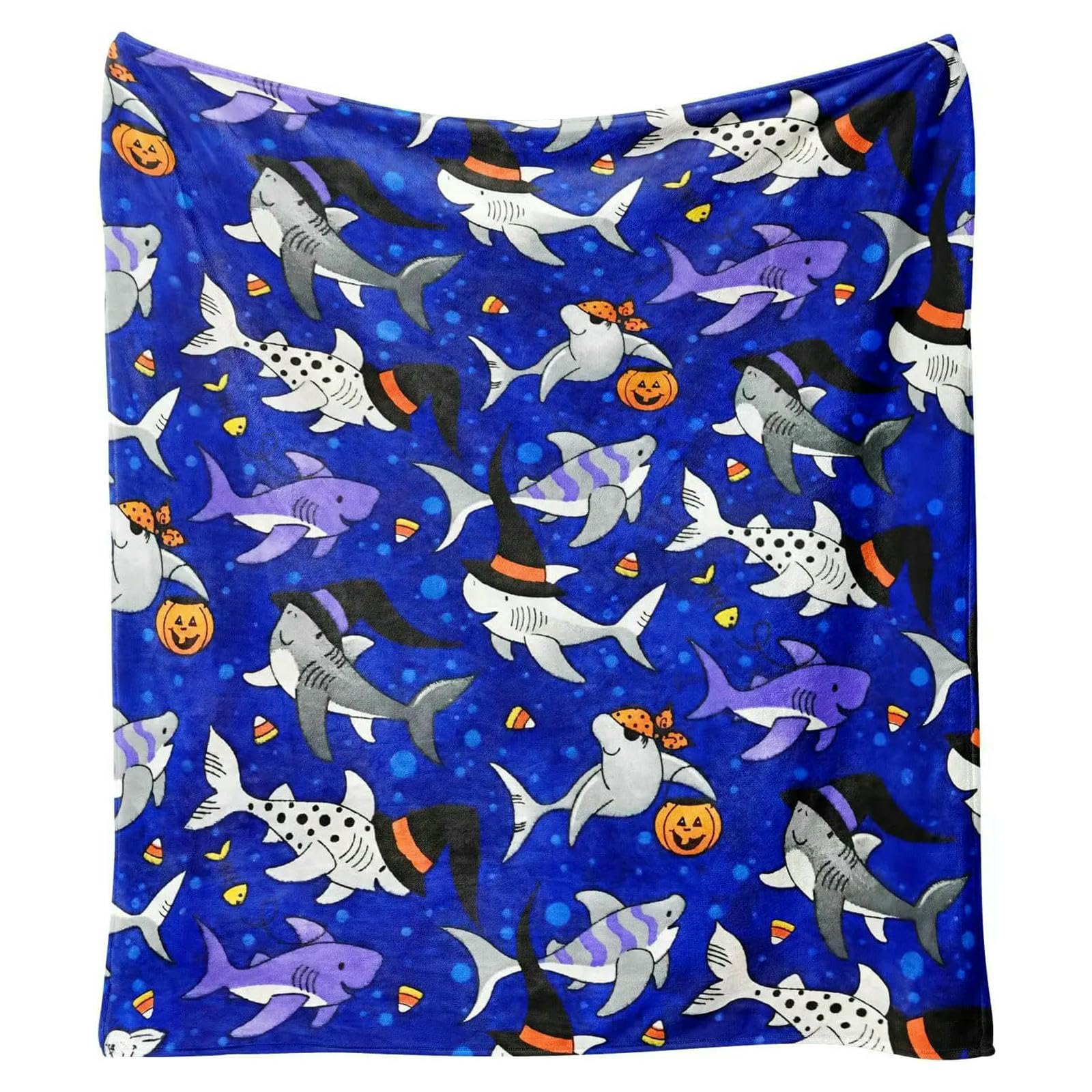 Koc Halloween różowa dynia duch grzyb polar jesień Święto Dziękczynienia dom wiejski prezenty dla kobiet narzuta koc - zielony-100 x 120 cm