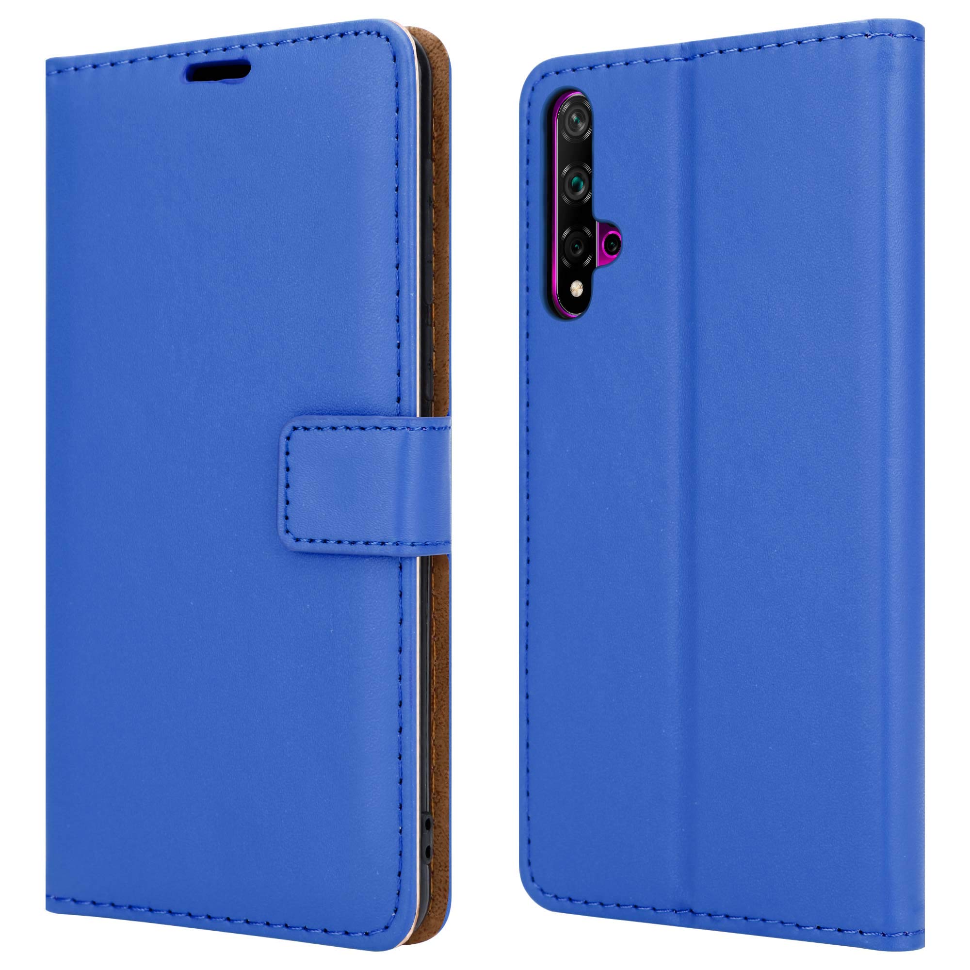 Genuine Case For Huawei Nova 5T (6.26''), Black, Pink Leather Wallet