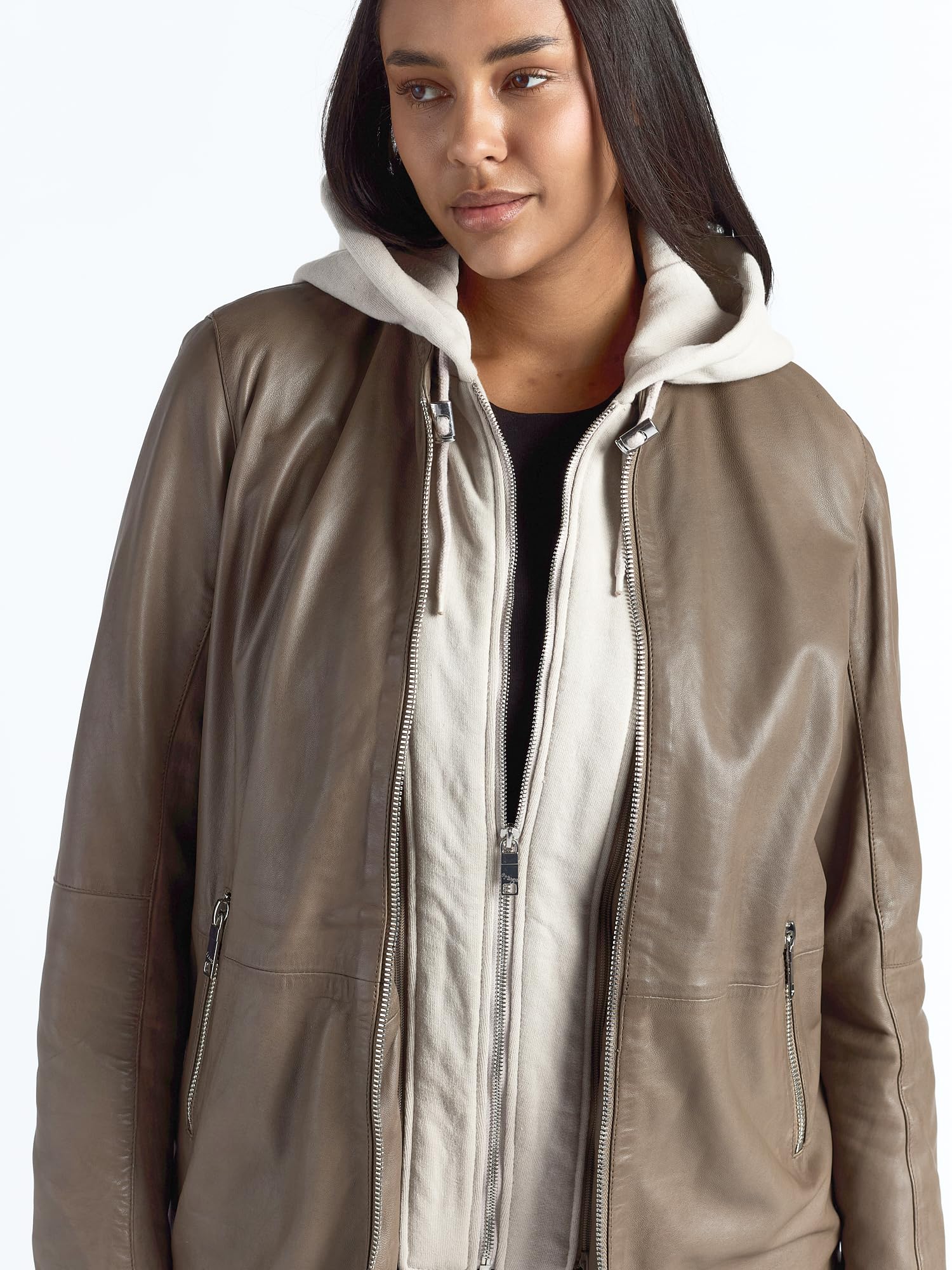 MAZE Damen Ledermantel 42021316