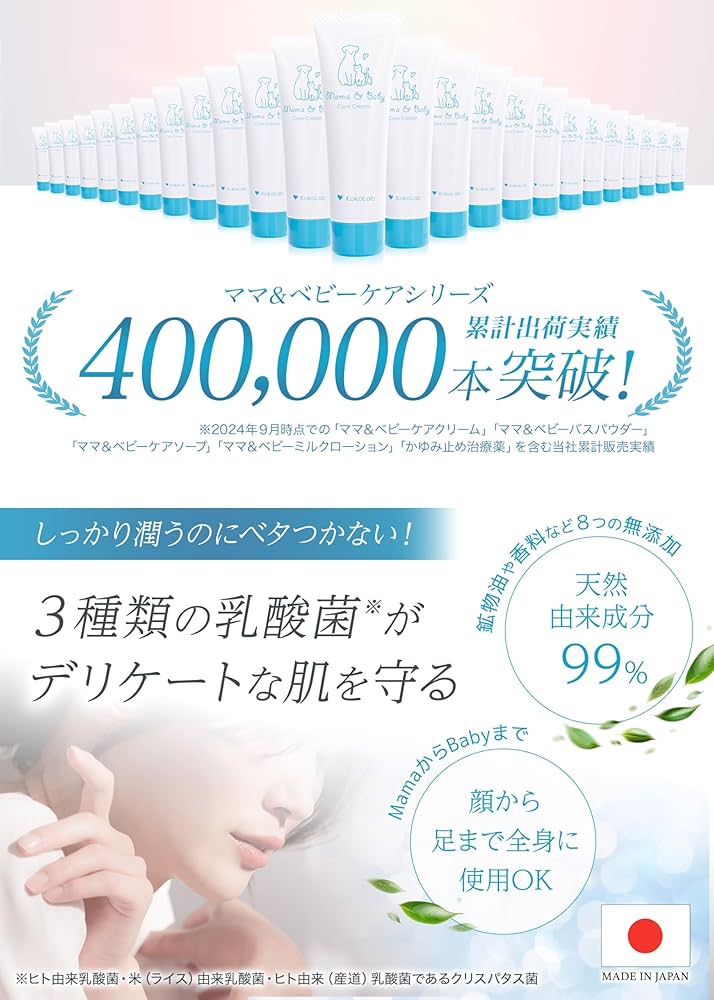 【匿名配送　未開封品】ママ&ベビーケアクリーム　30g  3本セット　ココラボ Amazon | ここラボ ママ&ベビーケアクリーム 30g×2本セット（無