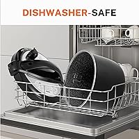 Vista 6 de Simple Deluxe 8QT - Olla a Presión Eléctrica Múltiple 16 en 1, Multi-Cocina Antiadherente de Acero Inoxidable para Hacer Yogur, Cocción Lenta