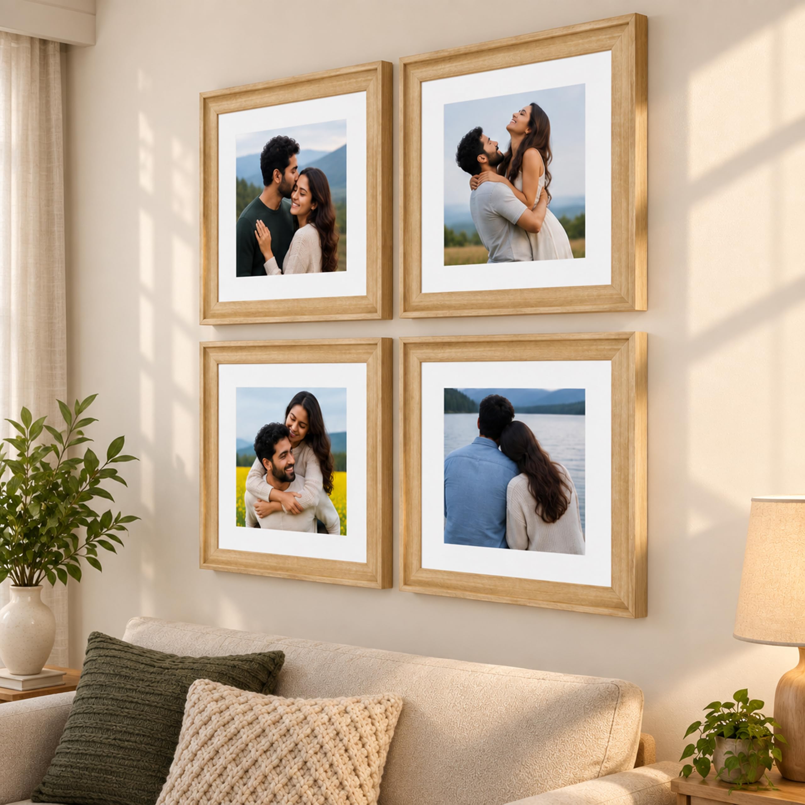 Art Street Photo Frames - Set of 4 Black -22