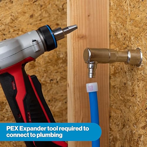 Miniatura 3 de Aquor Codo de expansión PEX F1960 de 12 pulgada, entrada de acero inoxidable de 90 grados, para hidrantes acuáticos