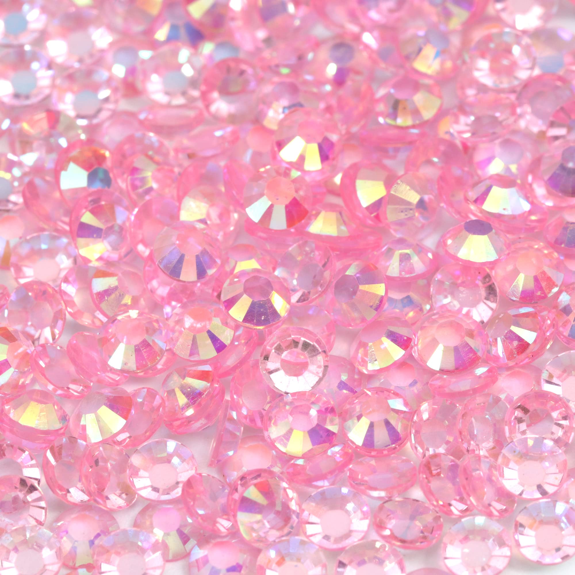 250pcs 6mm Flat Back Non-Stick Rhinestone Crystal Diamantes Nail Art & Craft Scrapbooking Embellishments 90 Available Colours (6mm, AB Clear #A13) — view 62