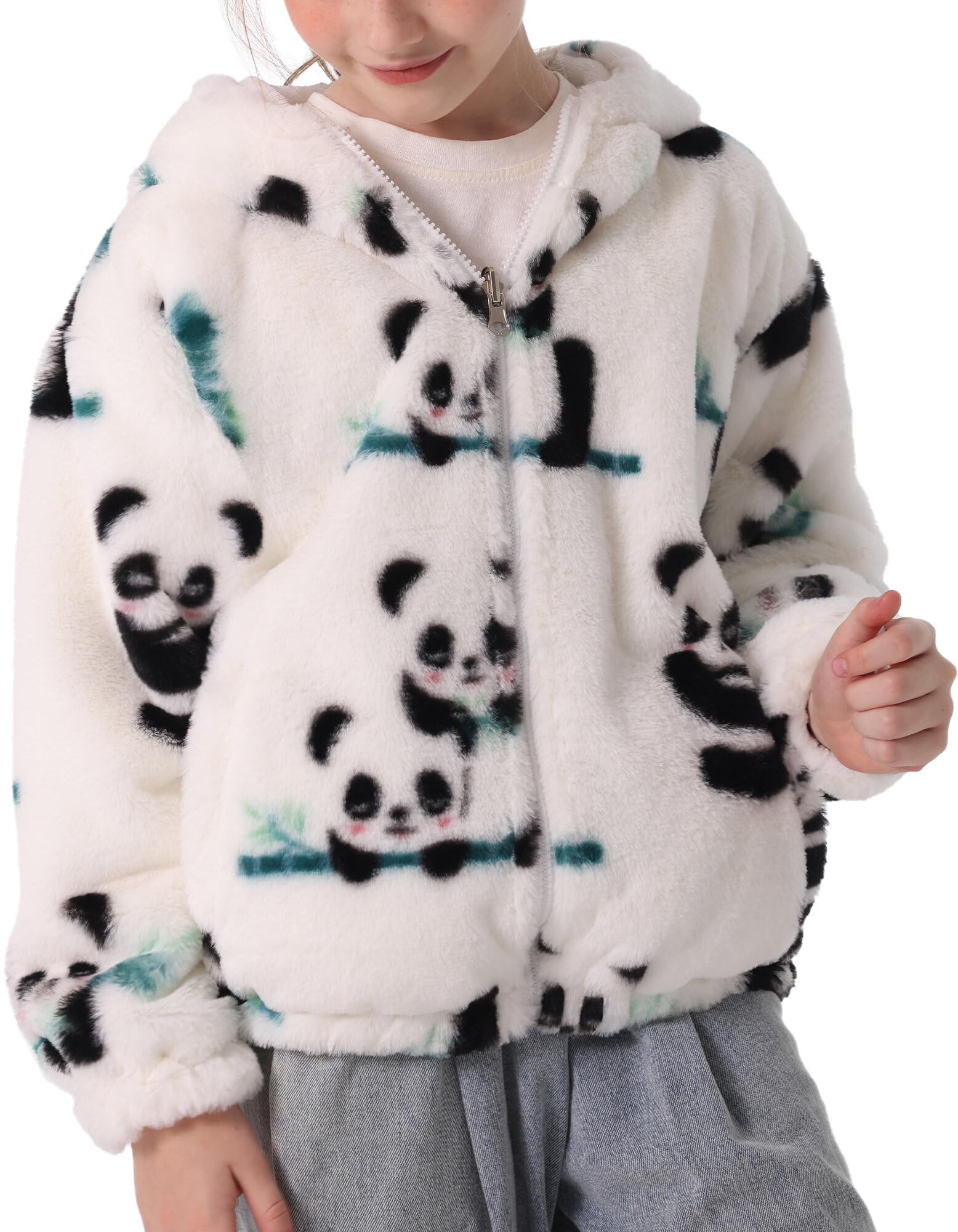 SEAUR Giacca da bambino con cappuccio in pile Cappotto mezza stagione Ragazzi Ragazze Giacca Autunno Inverno Spessa Calda per bambini Jacket Fleece