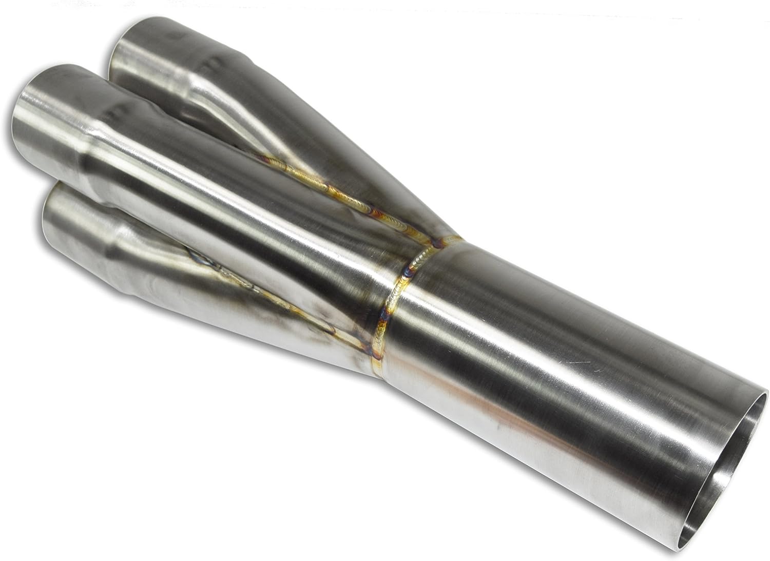 Stainless Headers Mfg. 4-1 Stainless Merge Collector 1.75" (1 3/4”) Inlet To 2.5" (2 1/2”) Outlet- American Made